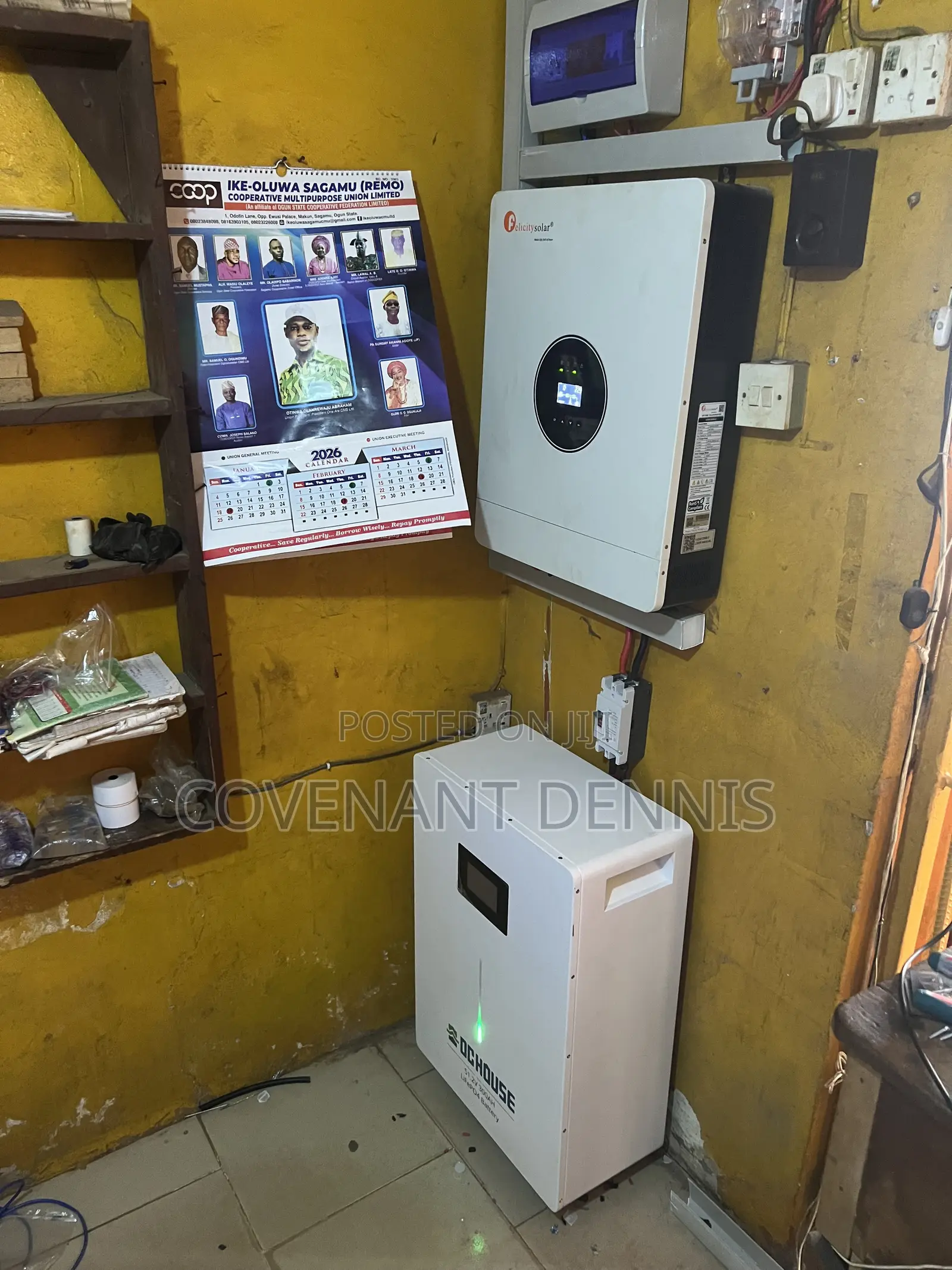 Felicity 12kva Inverter + Eco Worthy 15kwh Lithium Battery Full Set Up
