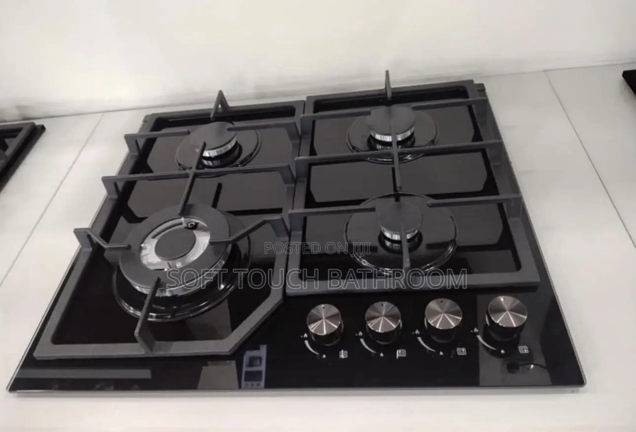 4 Burner Gas Glass