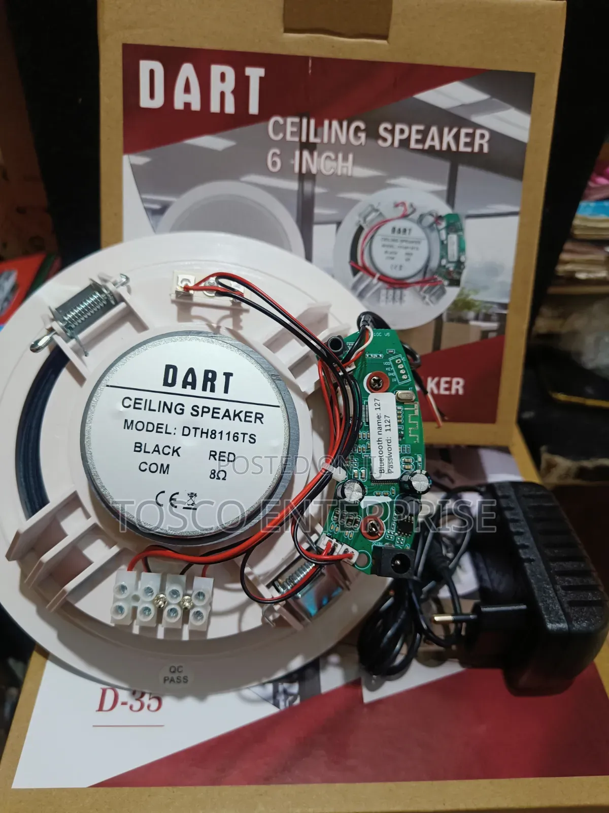 Single 30watts Frame Bluetooth Ceiling Speaker