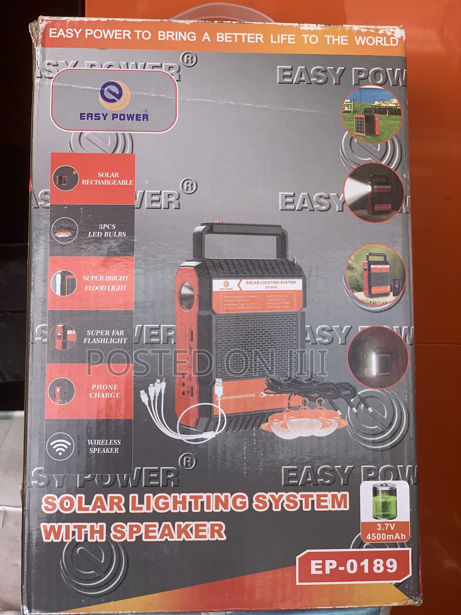 Solar Lighting System Speaker