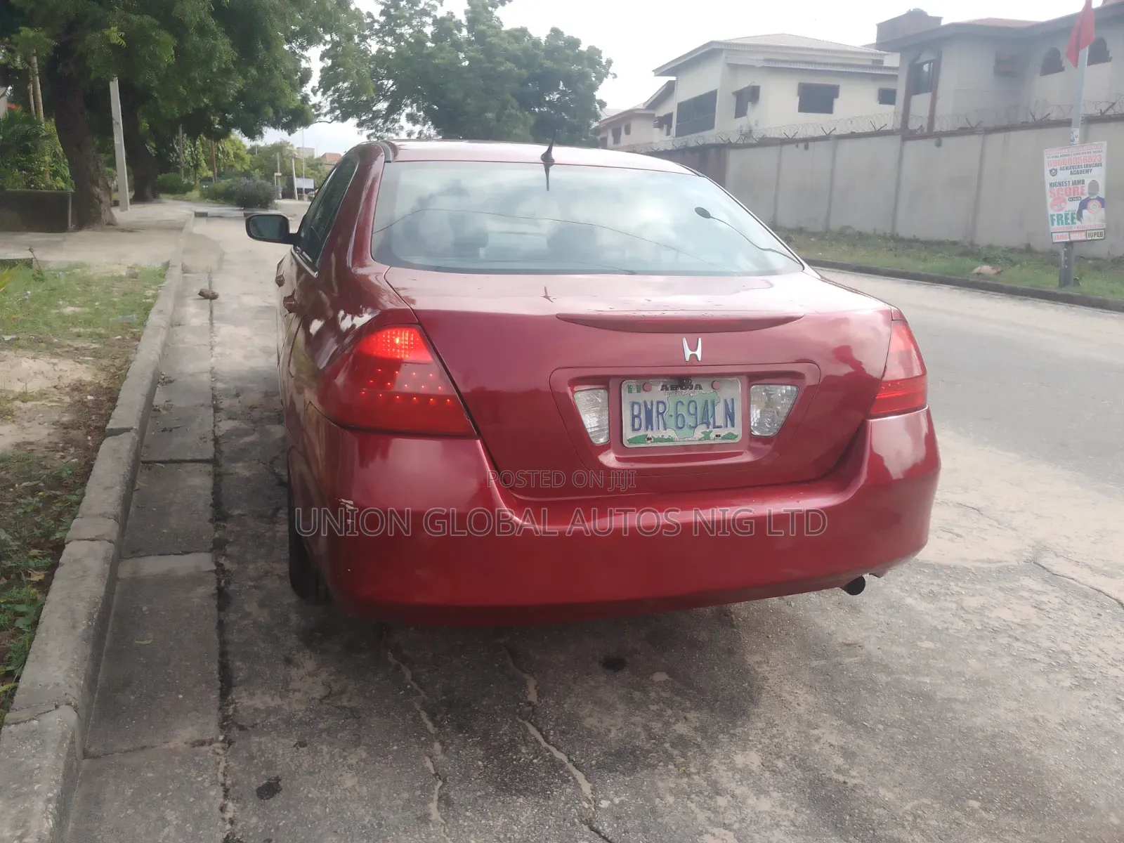 Honda Accord 2007 Red