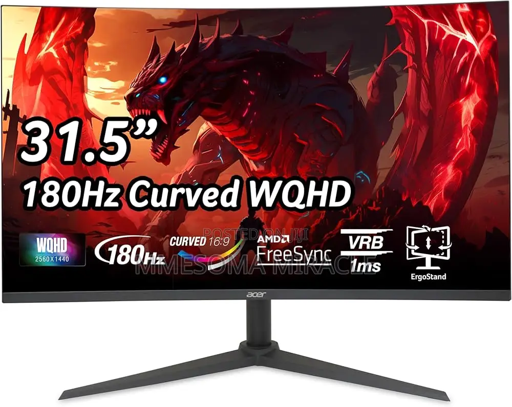 Acer Nitro 32” Curved Gaming Monitor