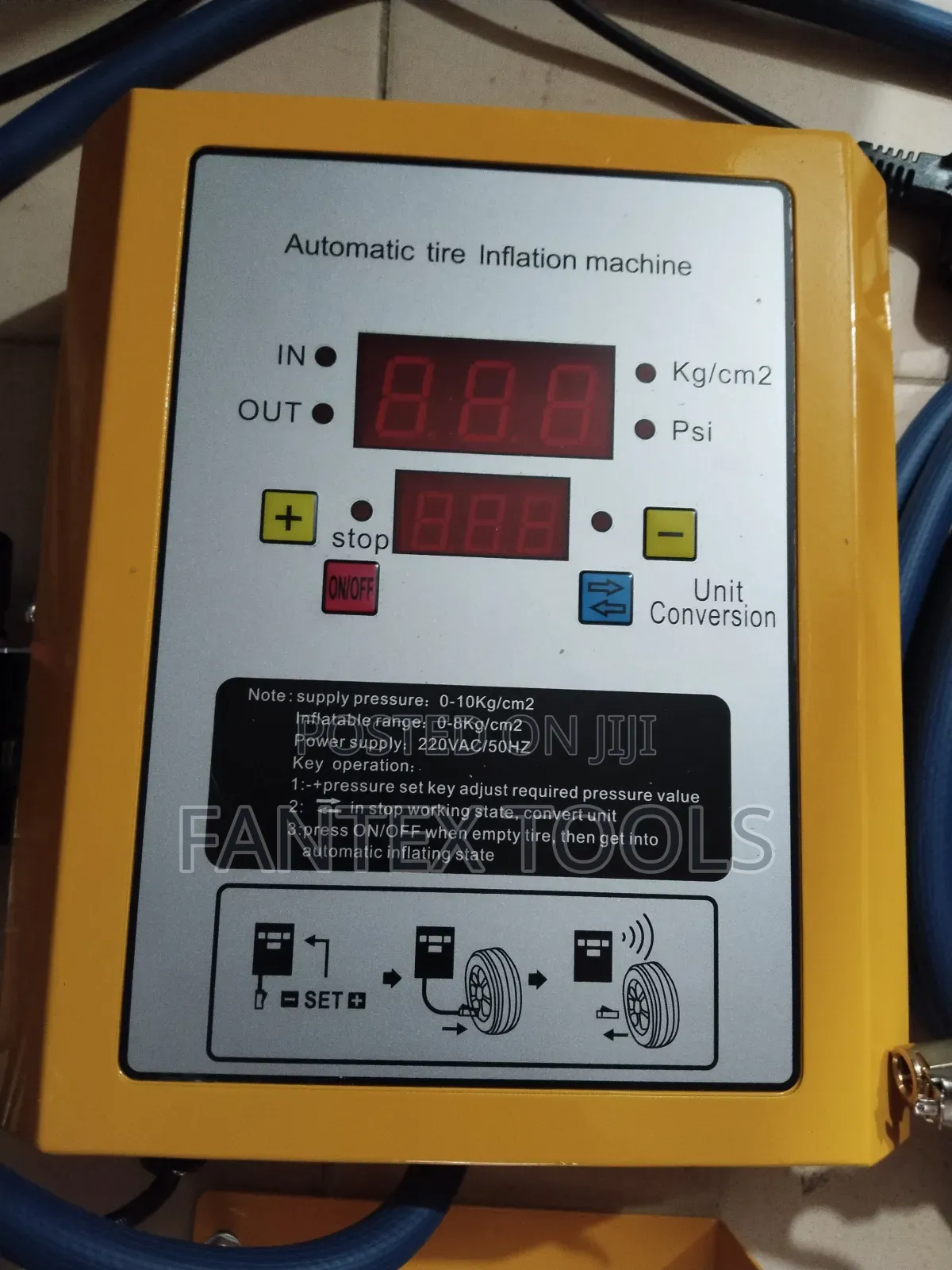 Automatic Tire Inflator Machine .