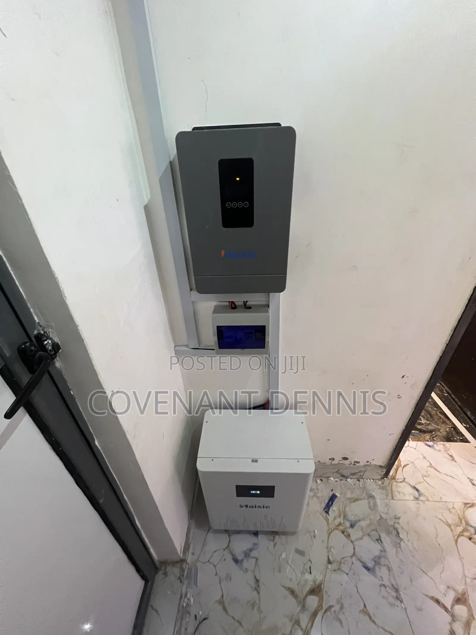 Haisic 4kva 24v Inverter With 8kwh 24v Lithium Battery Full Set Up