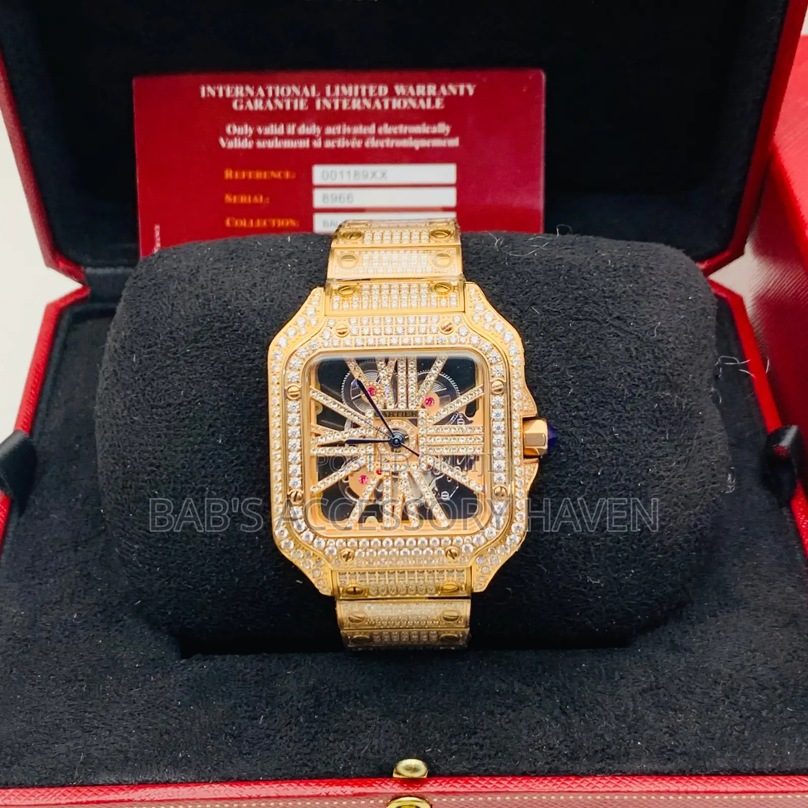 High Quality Cartier Watch Full Stone
