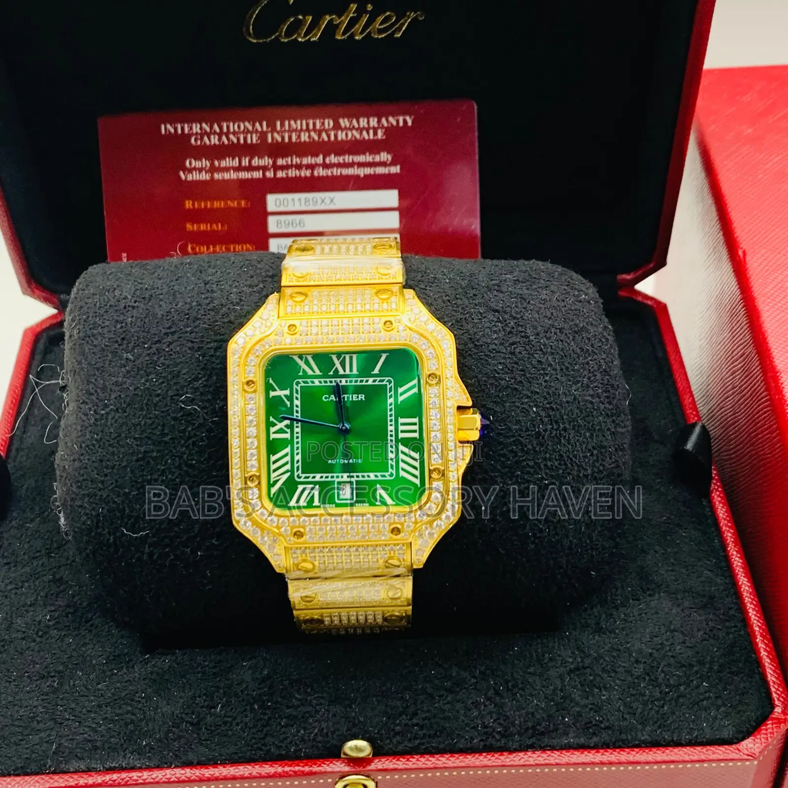 High Quality Cartier Watch Full Stone