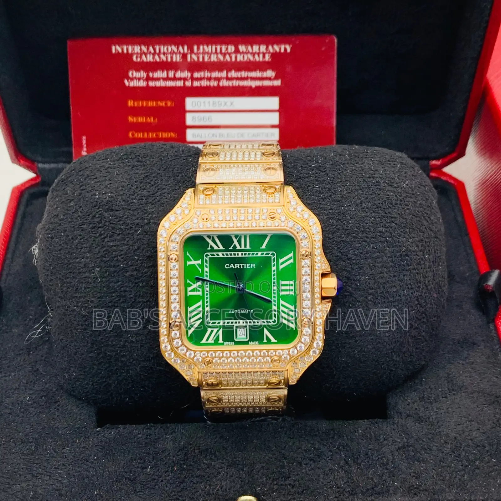 High Quality Cartier Watch Full Stone