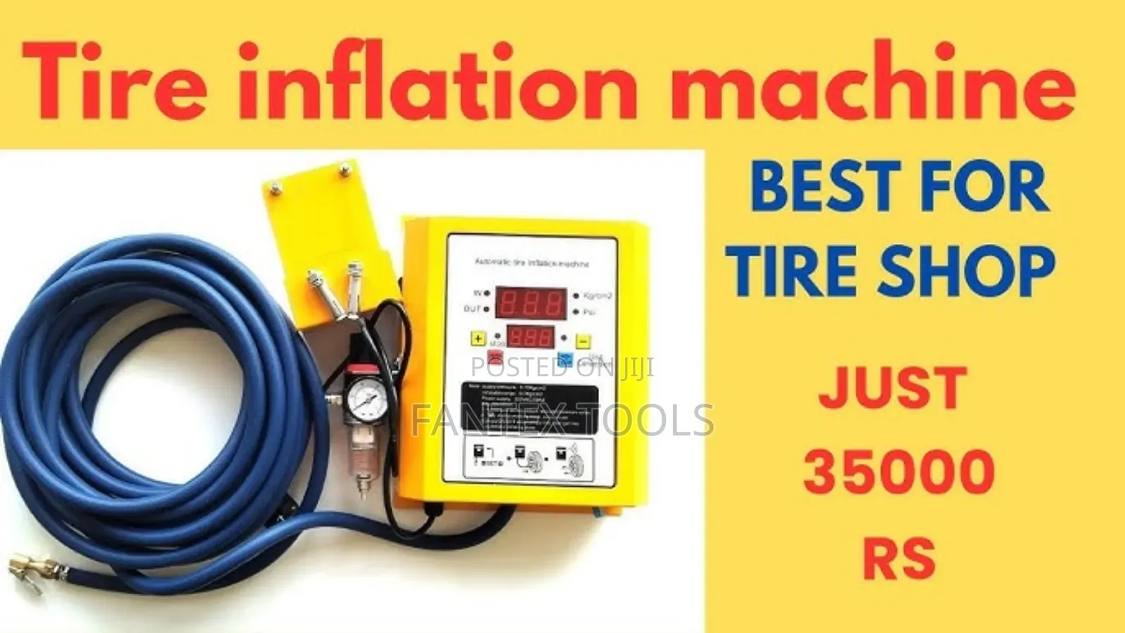 Automatic Tire Inflator Machine .