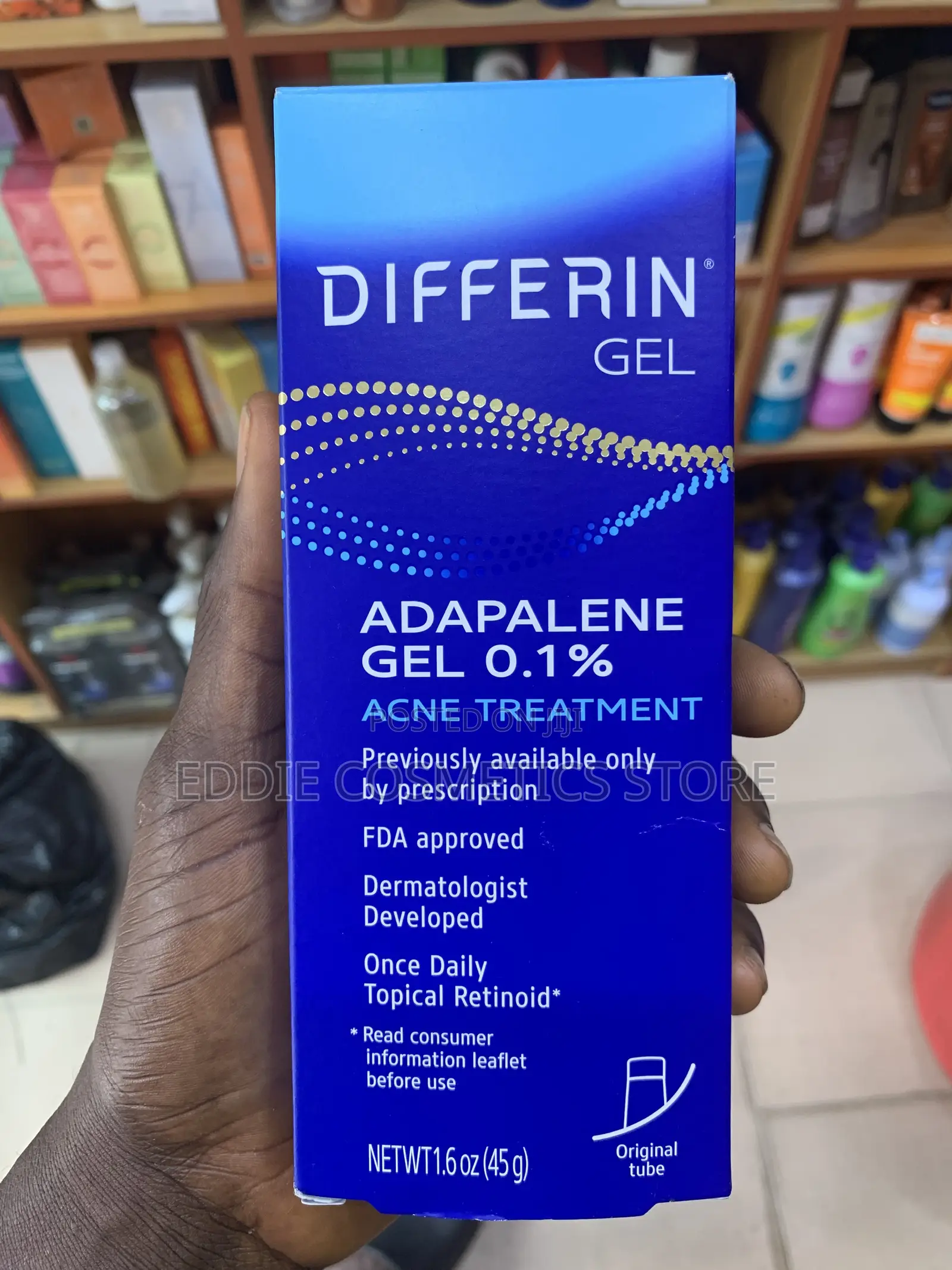 Original Differin Gel Adapalene 0.1% Acne Treatment 45g Face Gel