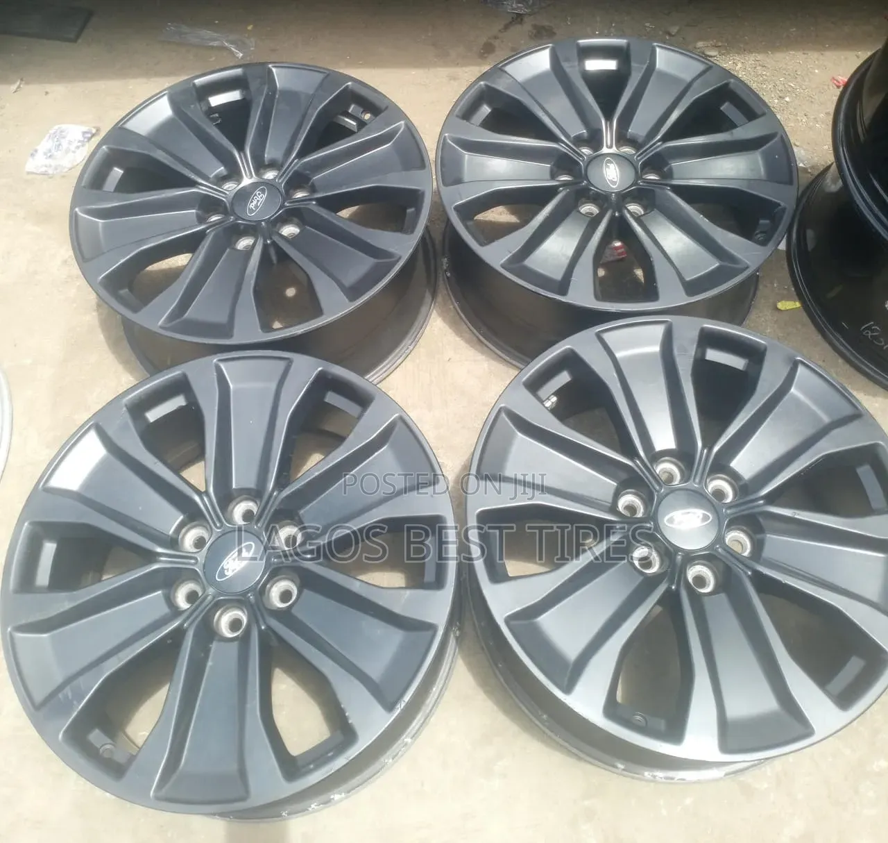  Brand New Set of 4 GEAR Alloy Wheels – Black Orange 