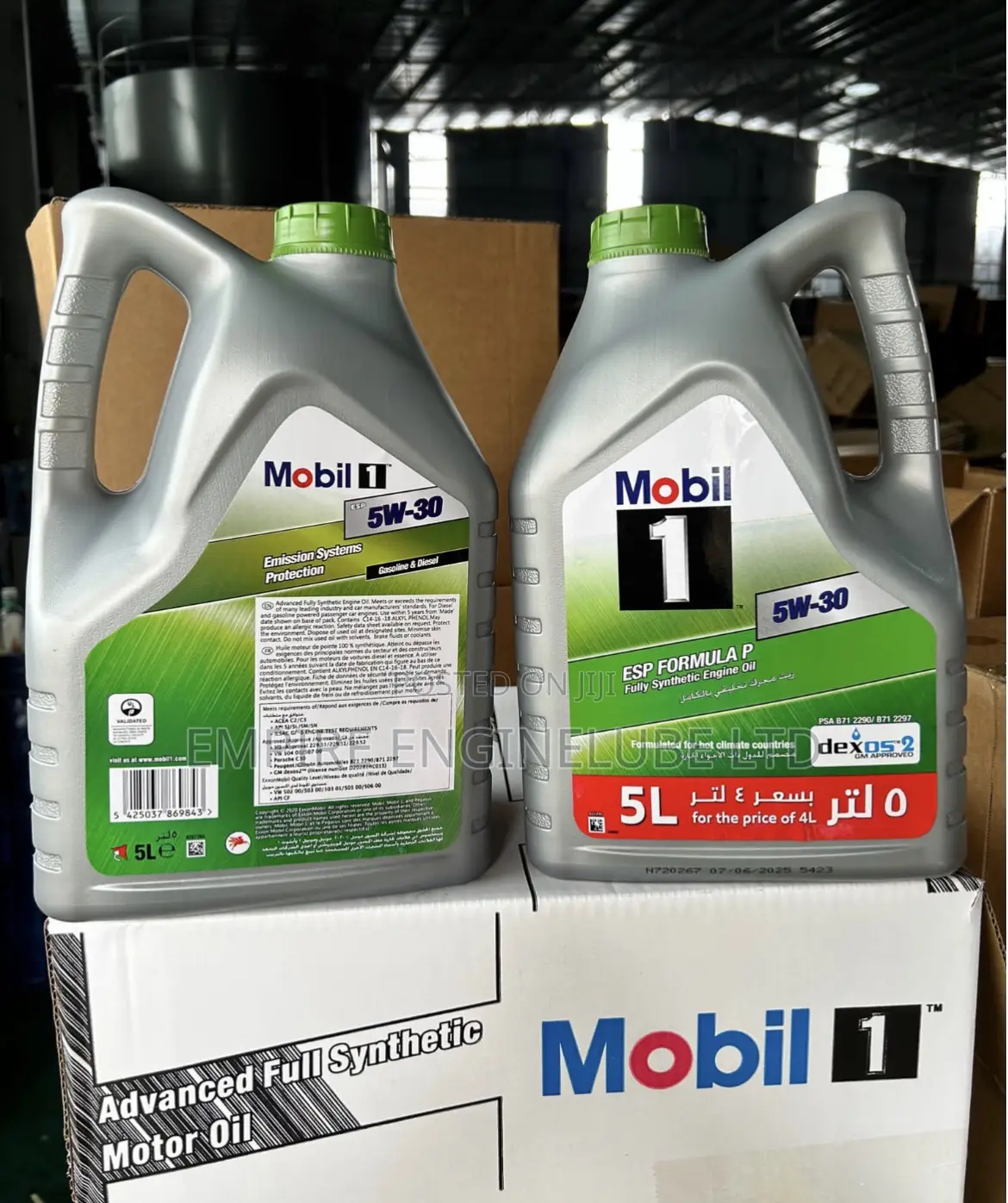 Mobil 1 5w30 (Esp Formula P) Green Cover