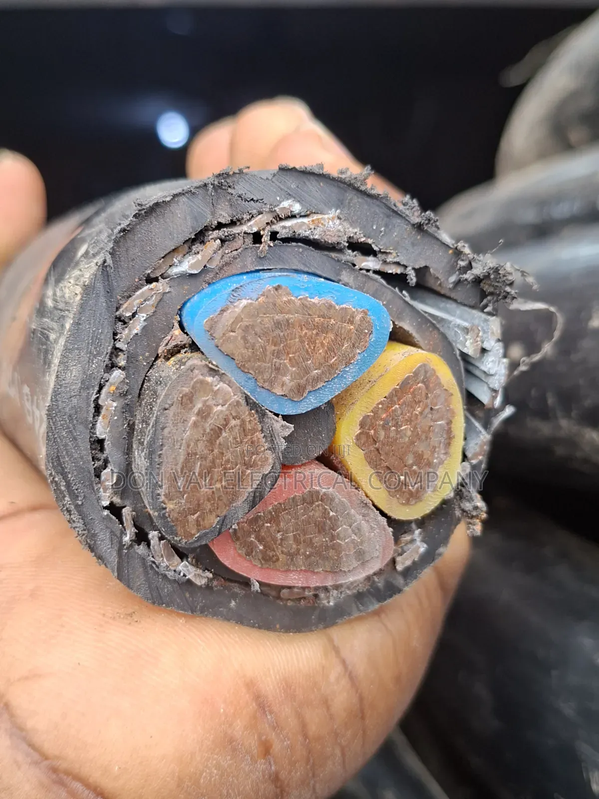 Purd Copper Armoured Cable 120mmx4core