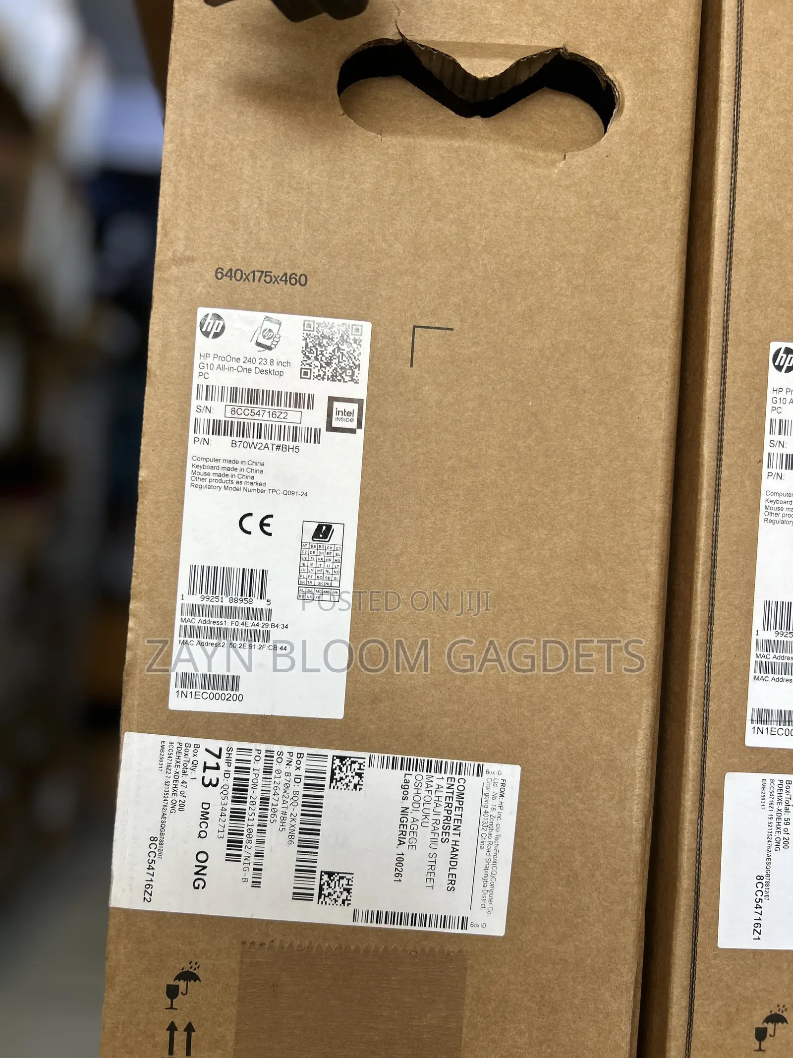 New HP ProOne 240 G10 All-in-One 8GB Intel Core i3 SSD 512GB