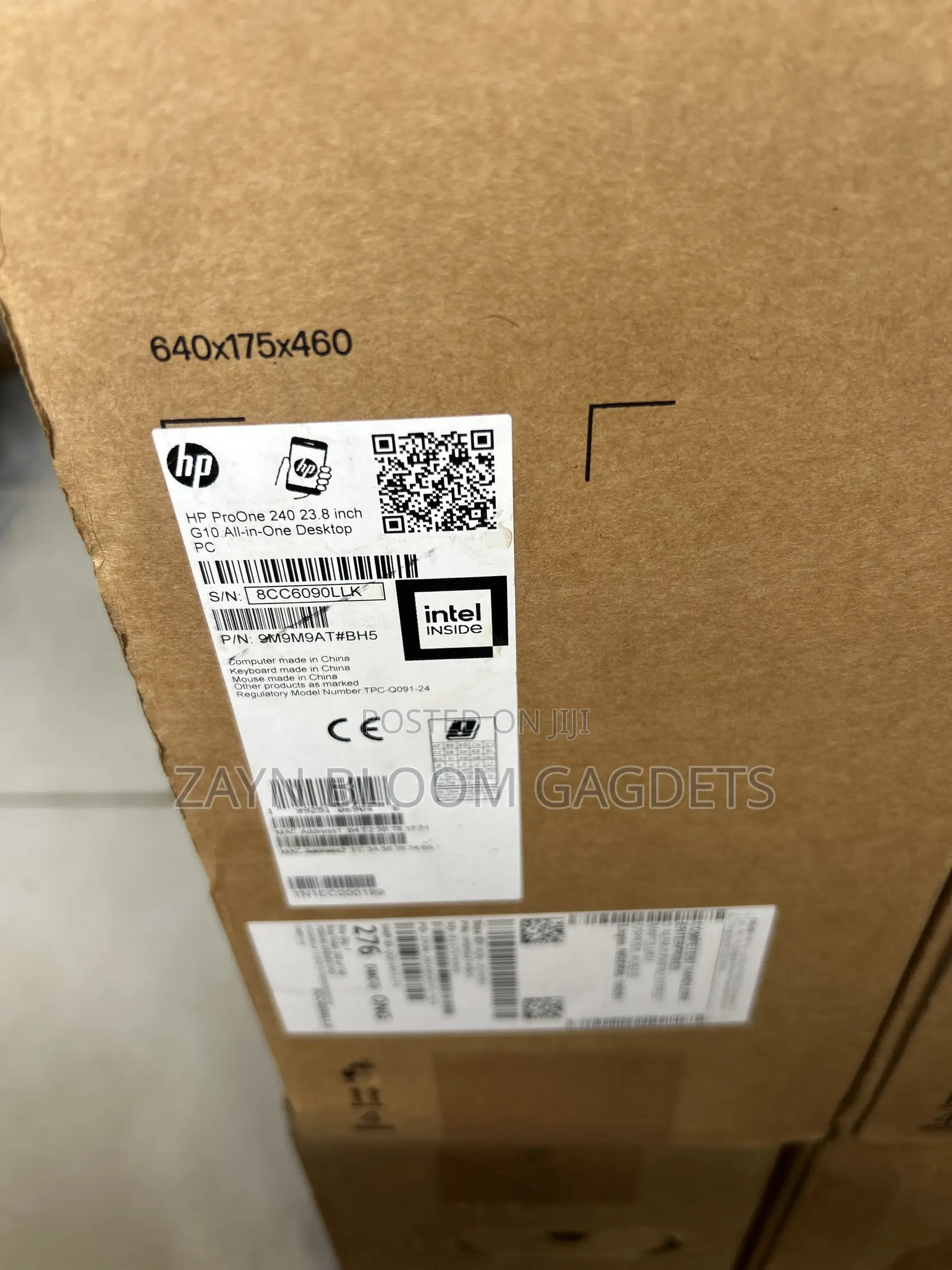 New HP ProOne 240 G10 All-in-One 8GB Intel Core i3 SSD 512GB