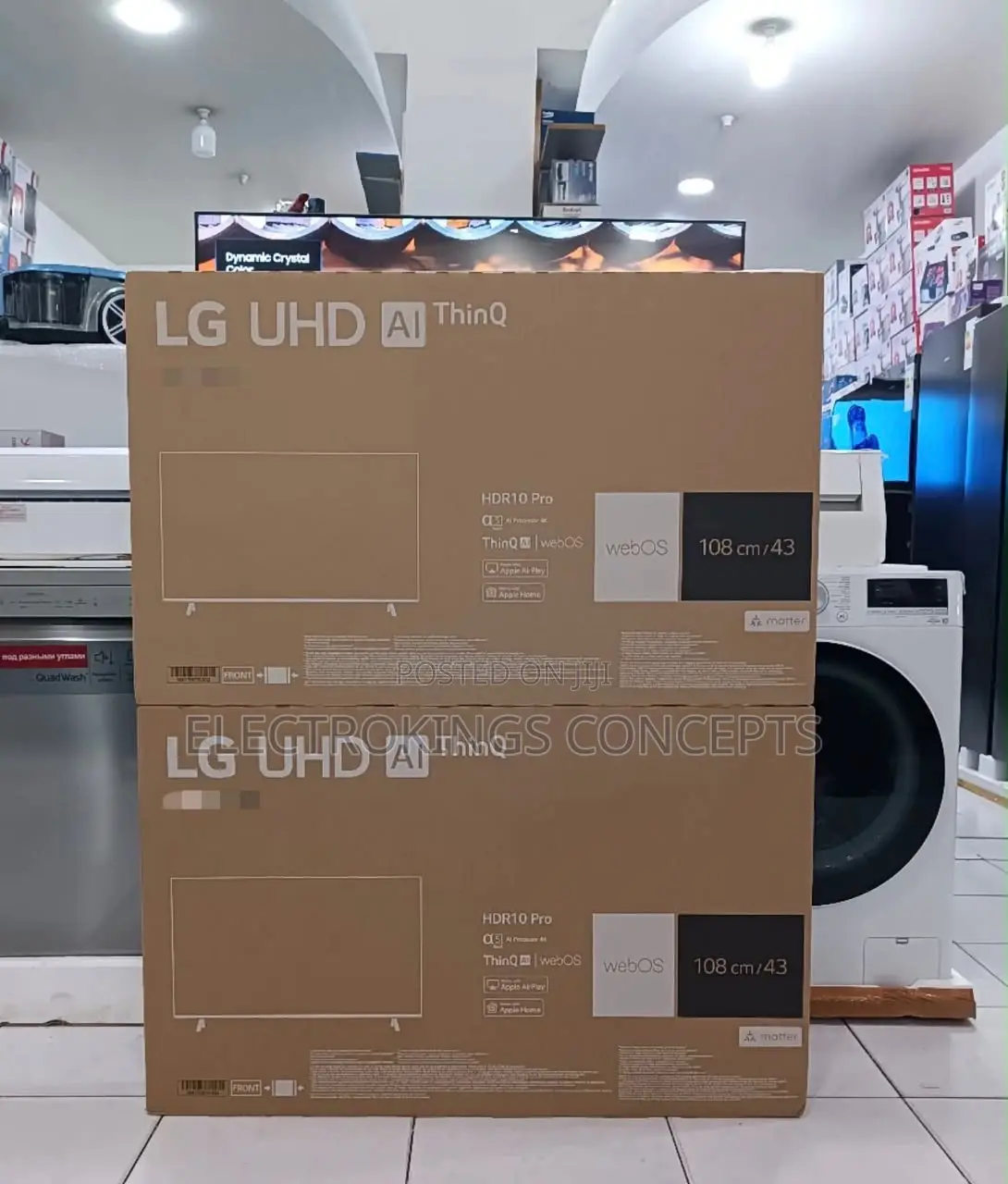 LG 43-Inches UHD Smart TV UA73 | HDR10 | webOS 25 | 43UA73 2025 Model