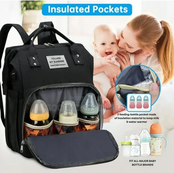 Waterproof Multipurpose Foldable Baby Bed and Diaper Bag