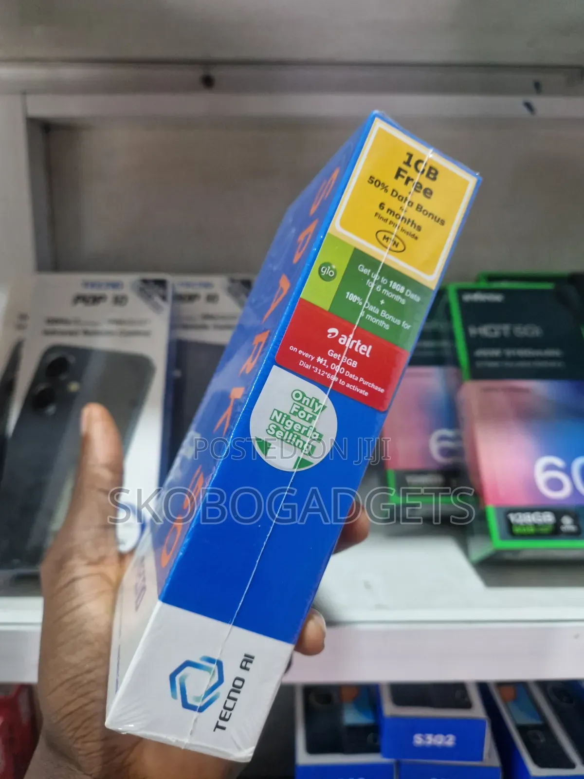 New Tecno Spark 50 128 GB Blue