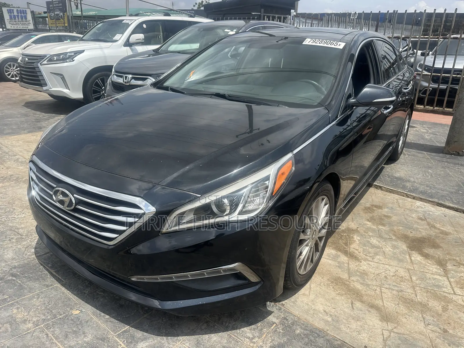 Hyundai Sonata Limited 4dr Sedan (2.4L 4cyl 6A) 2015 Black