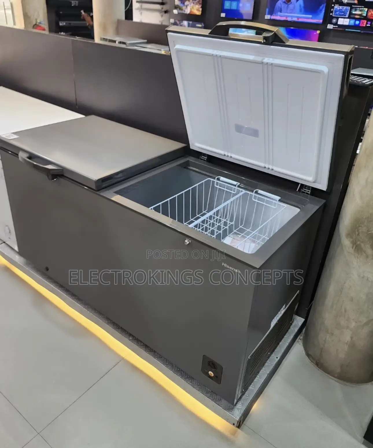 Hisense 500 Liters Double Door Chest Freezer Silver | FRZ FC 66DD