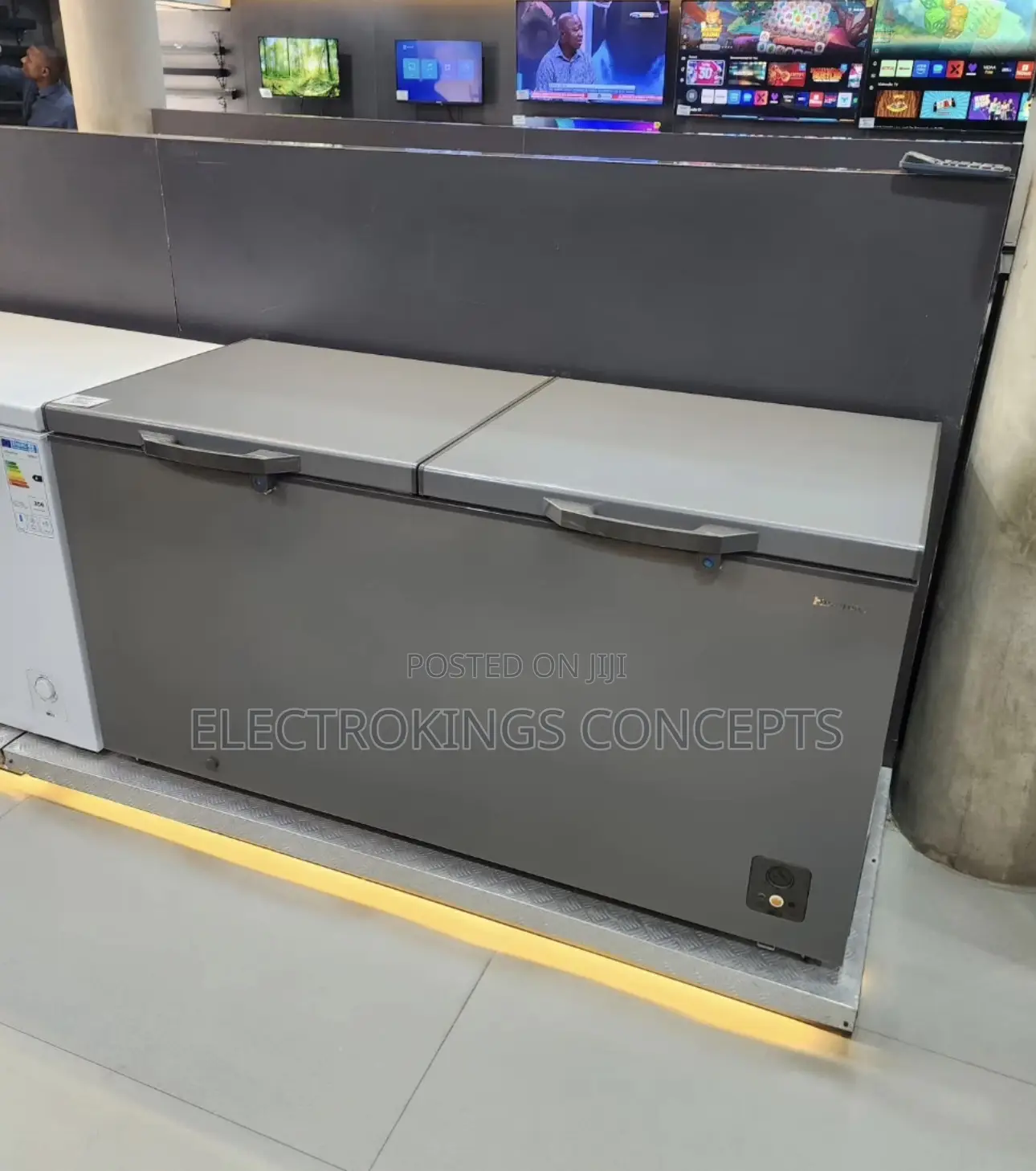 Hisense 500 Liters Double Door Chest Freezer Silver | FRZ FC 66DD