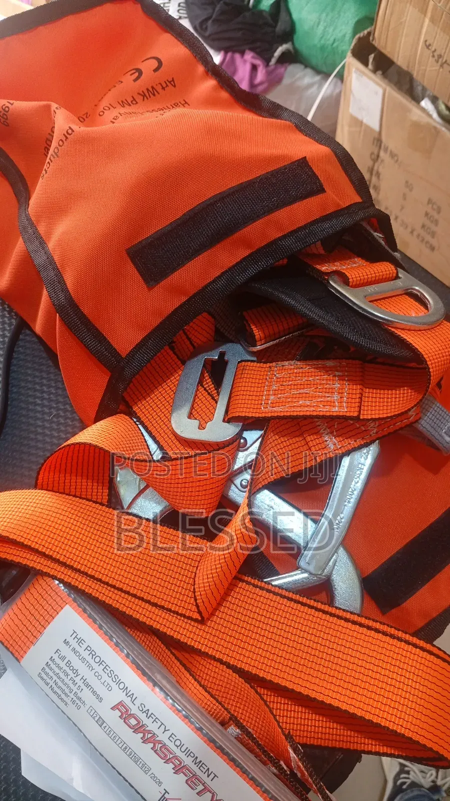 Workman Safety Body Harness Double Shock