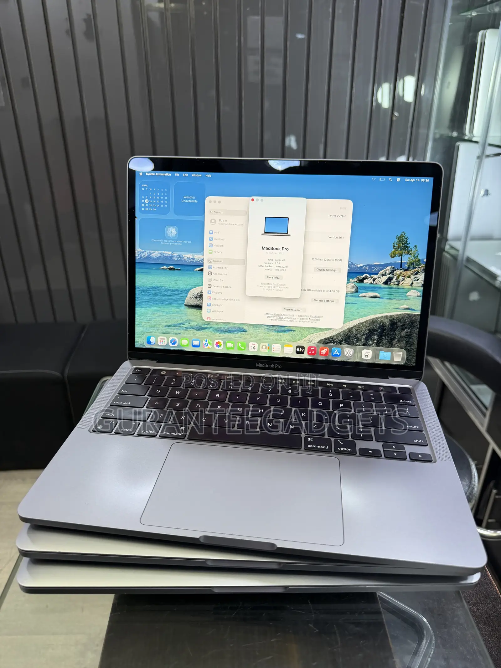 Laptop Apple MacBook Pro 2022 M2 8GB Apple M2 SSD 512GB