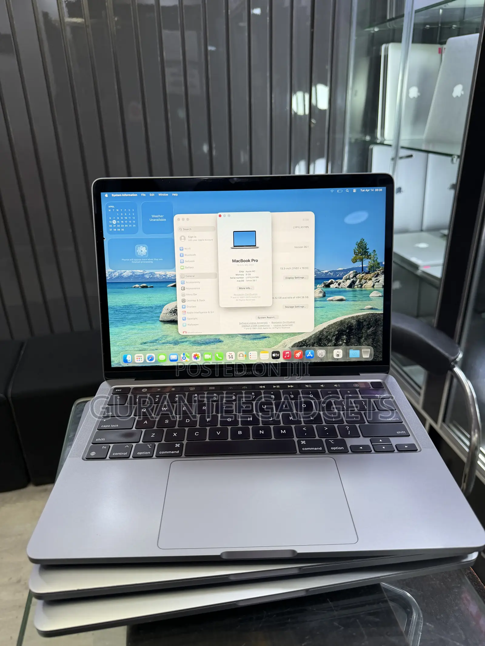 Laptop Apple MacBook Pro 2022 M2 8GB Apple M2 SSD 512GB