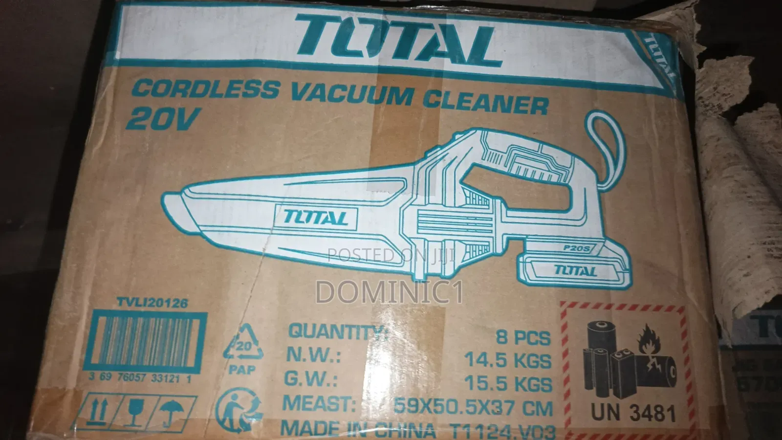TOTAL Tools 20V Cordless Handheld Vacuum Cleaner