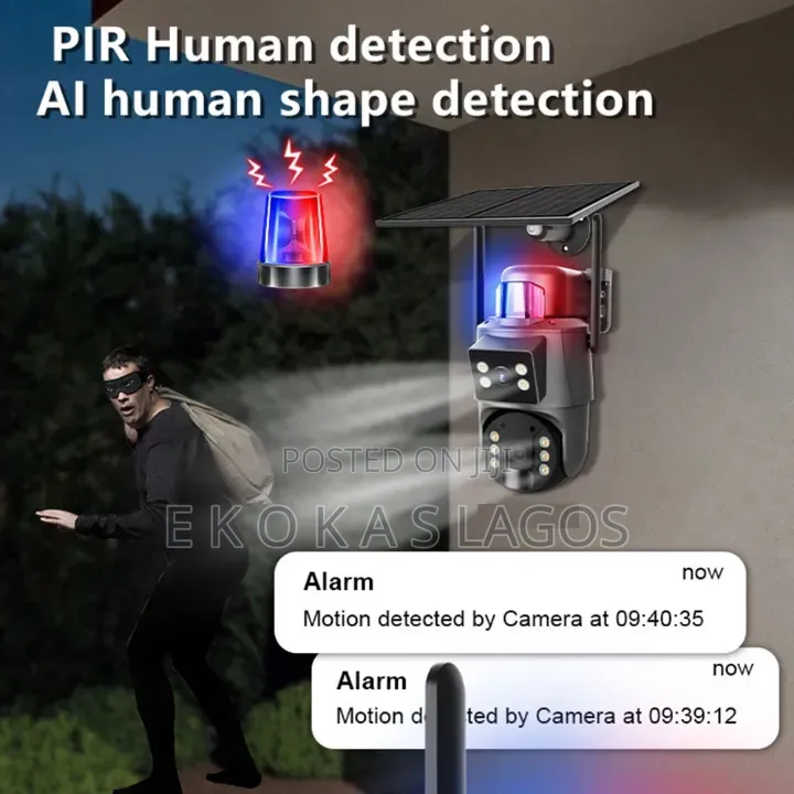 2 Ways Dual Lens CCTV Security Camera