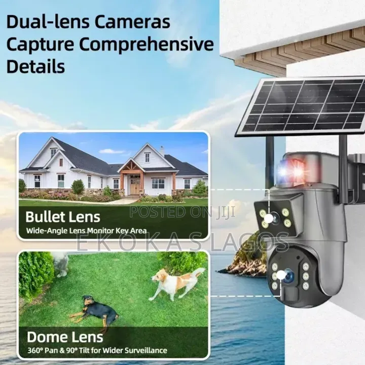 2 Ways Dual Lens CCTV Security Camera