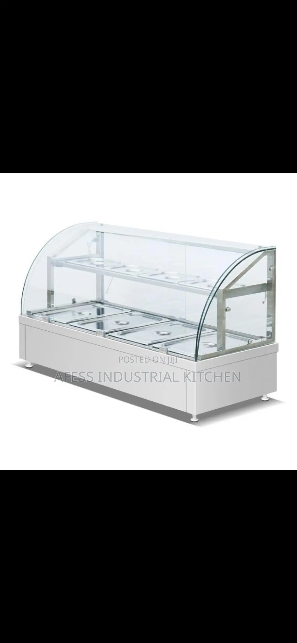 Electric Bain Marie Hot Food Display Showcase