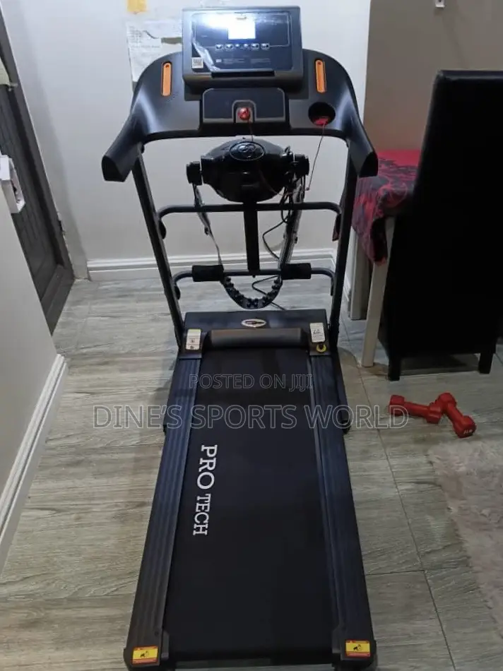 2hp Treadmill With Dumbbell, Twister and Massager