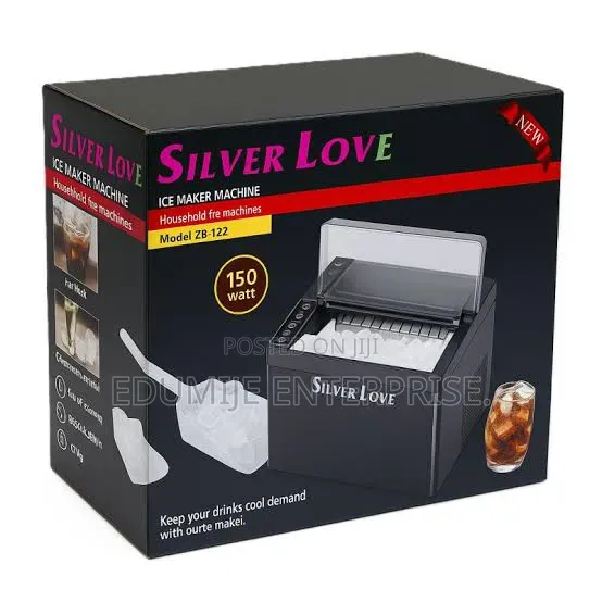 Silver Love Ice Cube Maker
