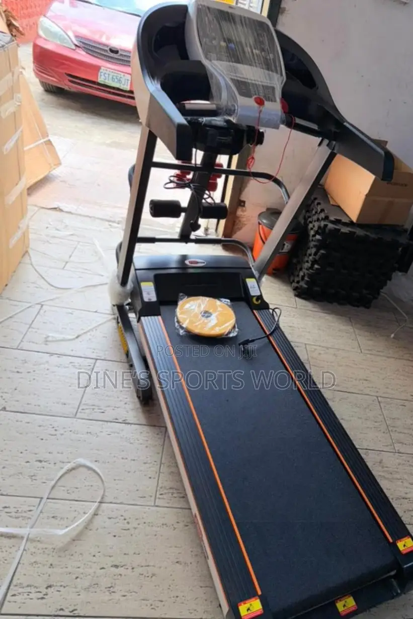 Brand New 2.5HP Treadmill With Dumbbell, Massger, Twister