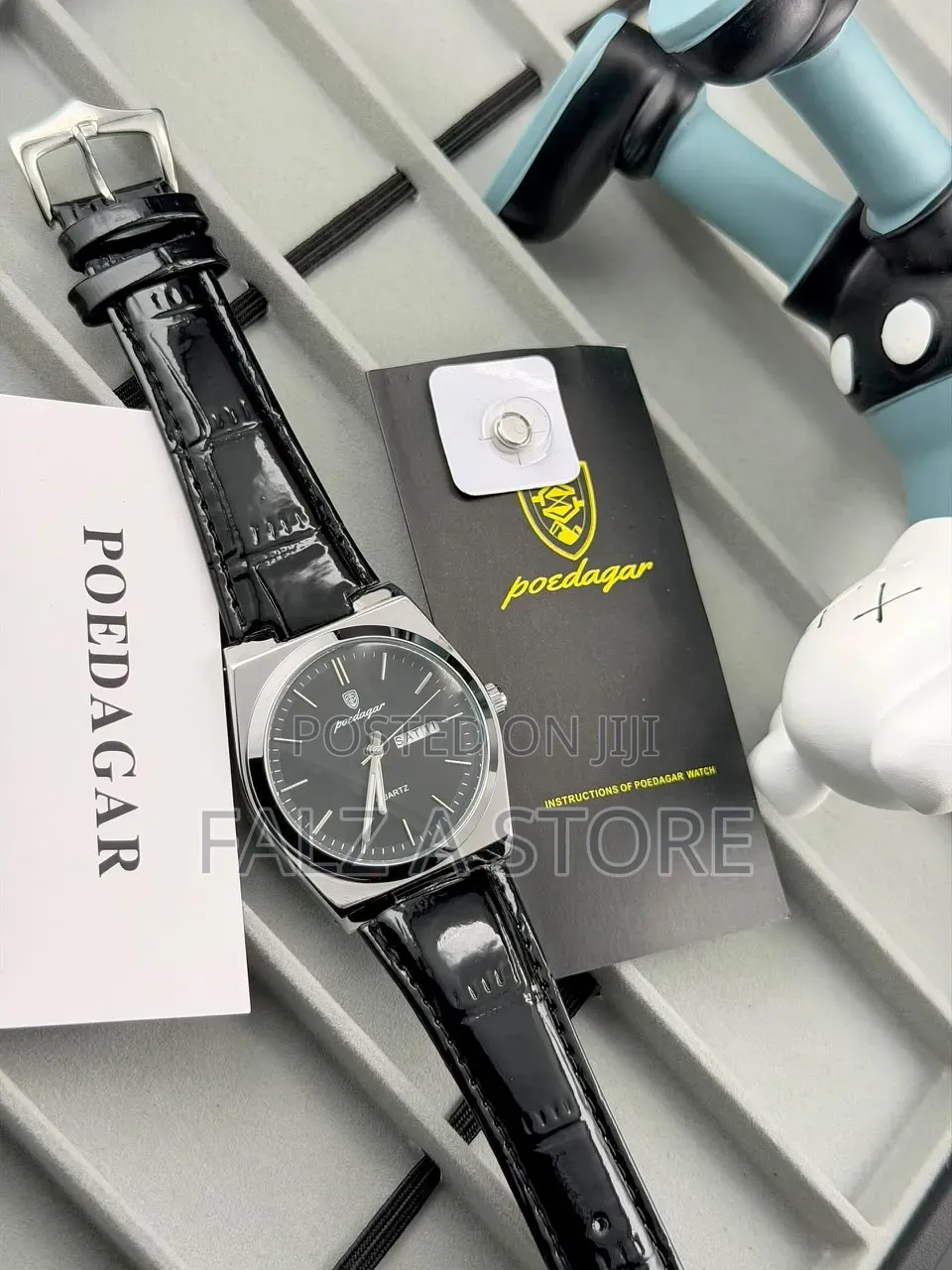 Poedegar Tissot Leather Wristwatch