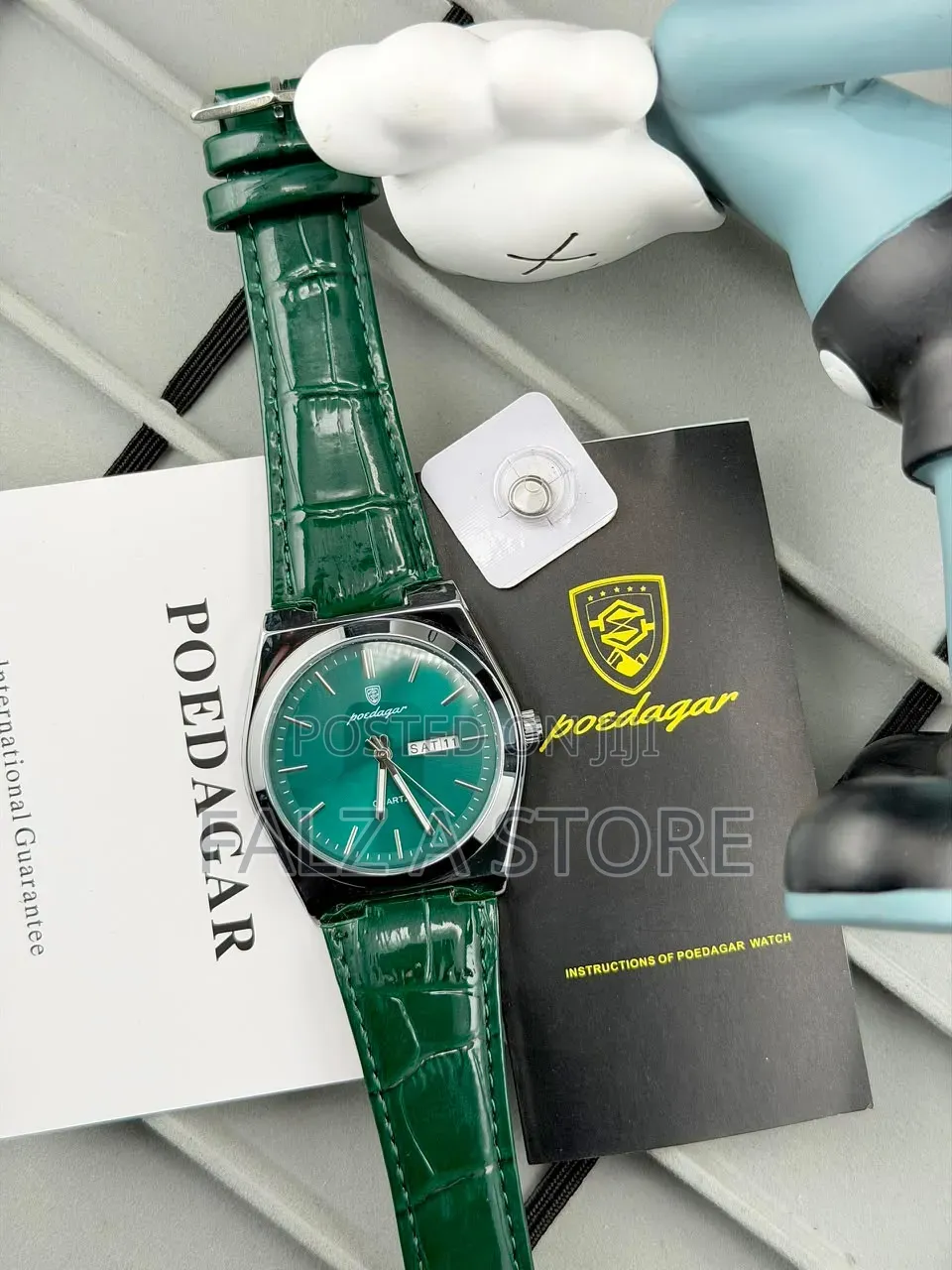Poedegar Tissot Leather Wristwatch