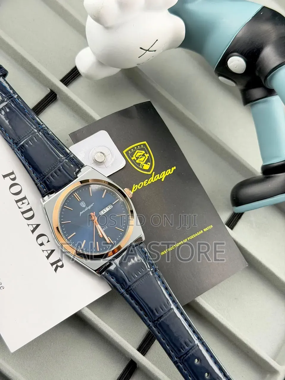 Poedegar Tissot Leather Wristwatch