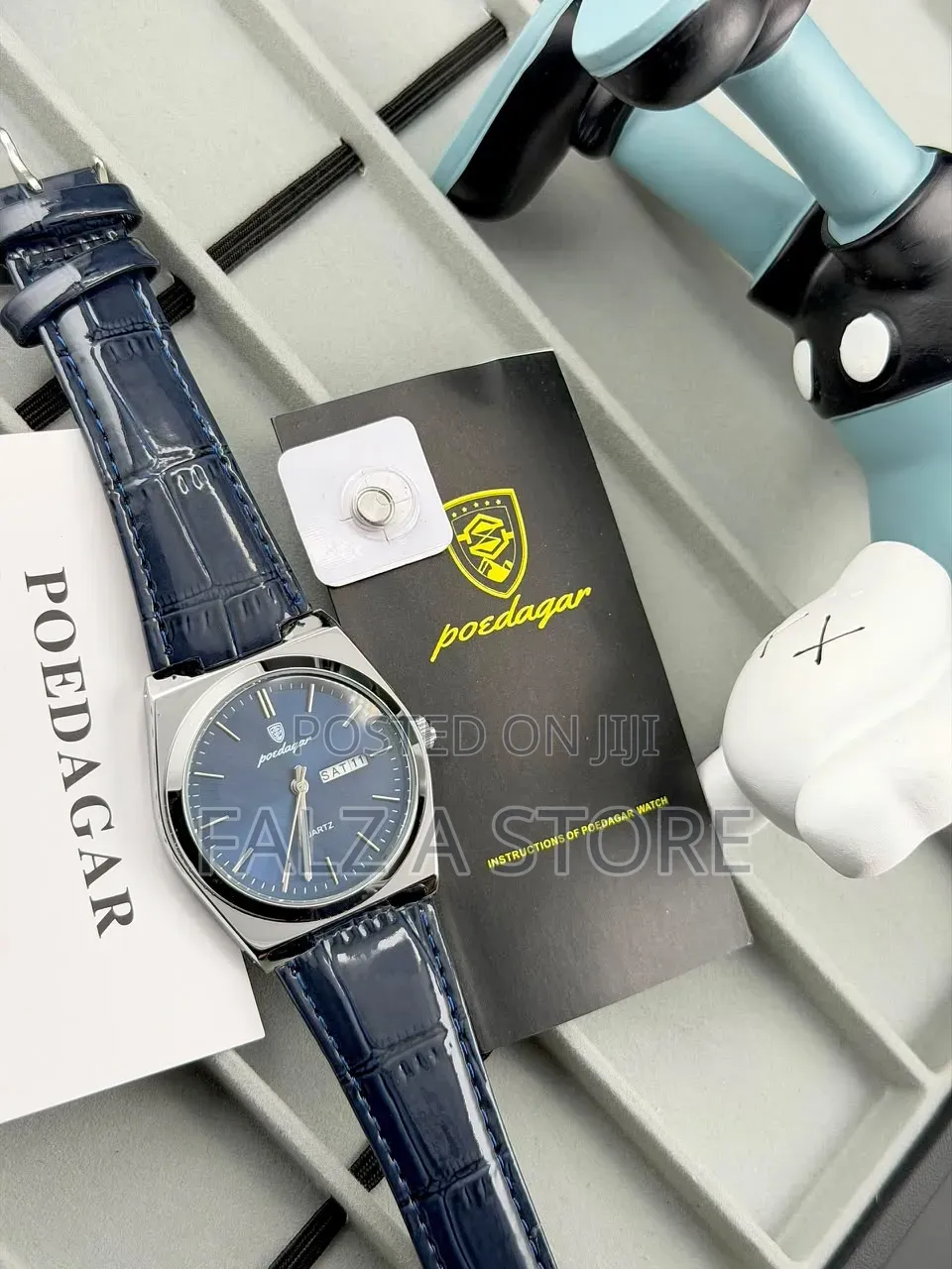Poedegar Tissot Leather Wristwatch
