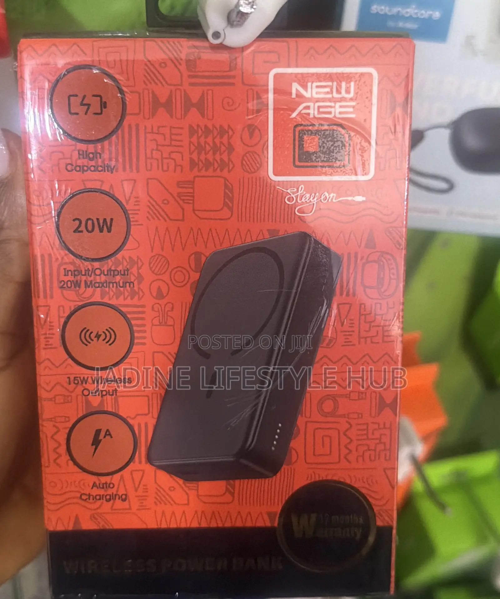 New Age 10000mAh Magnetic Wireless Power Bank (MagSafe Compatible)