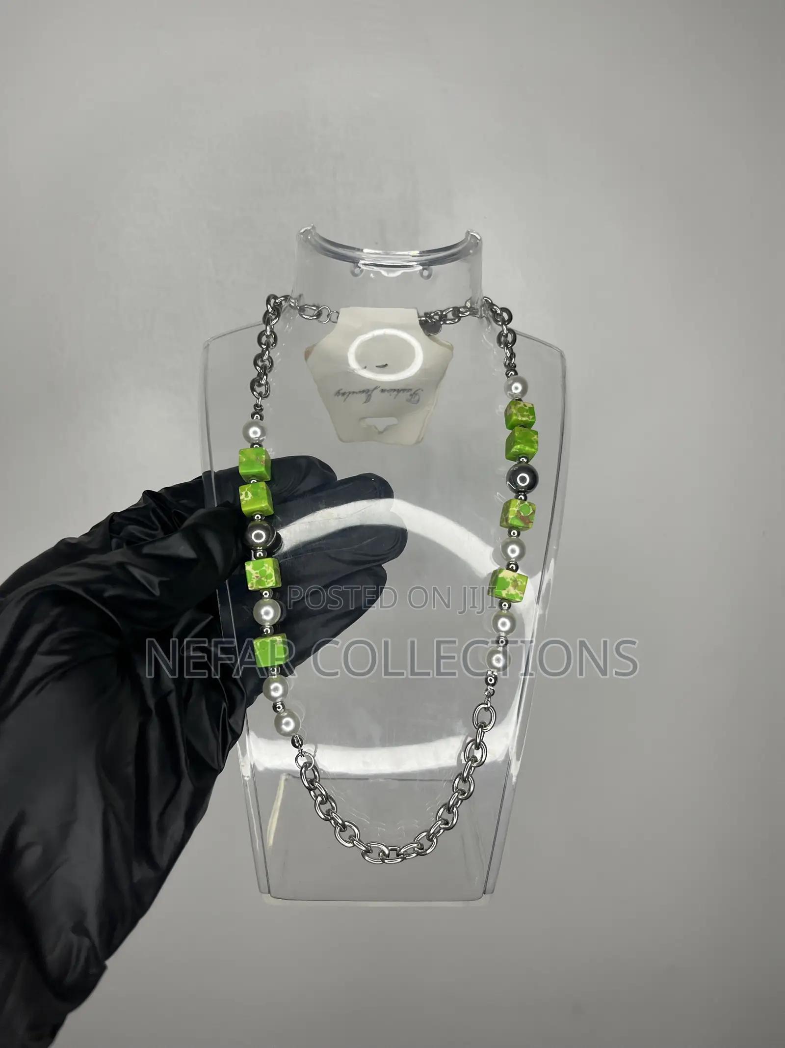 Unisex Pearl Beads Necklace