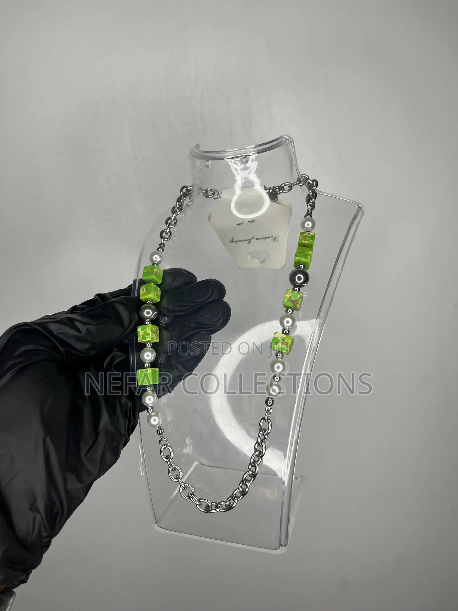 Unisex Pearl Beads Necklace