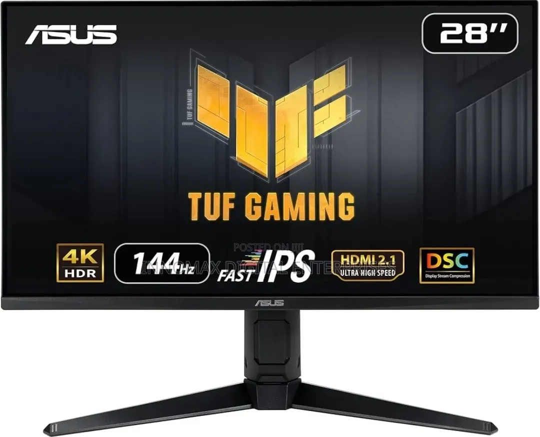 ASUS TUF 28-Inch UHD (3840x2160) 144hz Refresh Rate Gaming Monitor