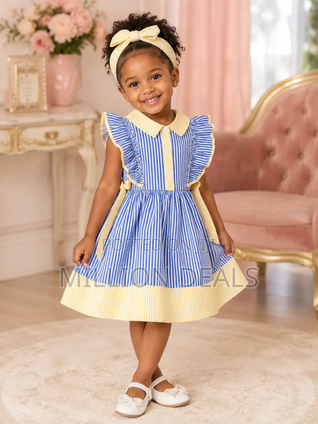 Stylish Fancy Girl Child Mid Gown Ages 4