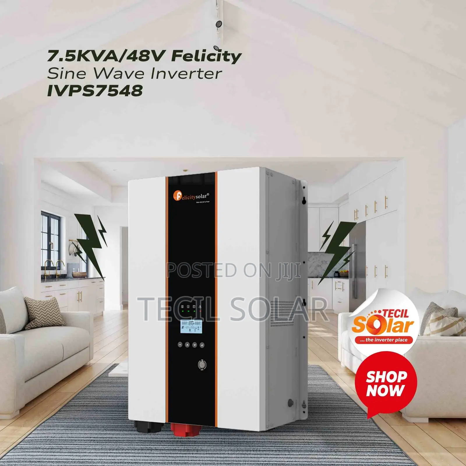 7.5kva/48v Felicity Sine Wave Inverter -IVPS7548