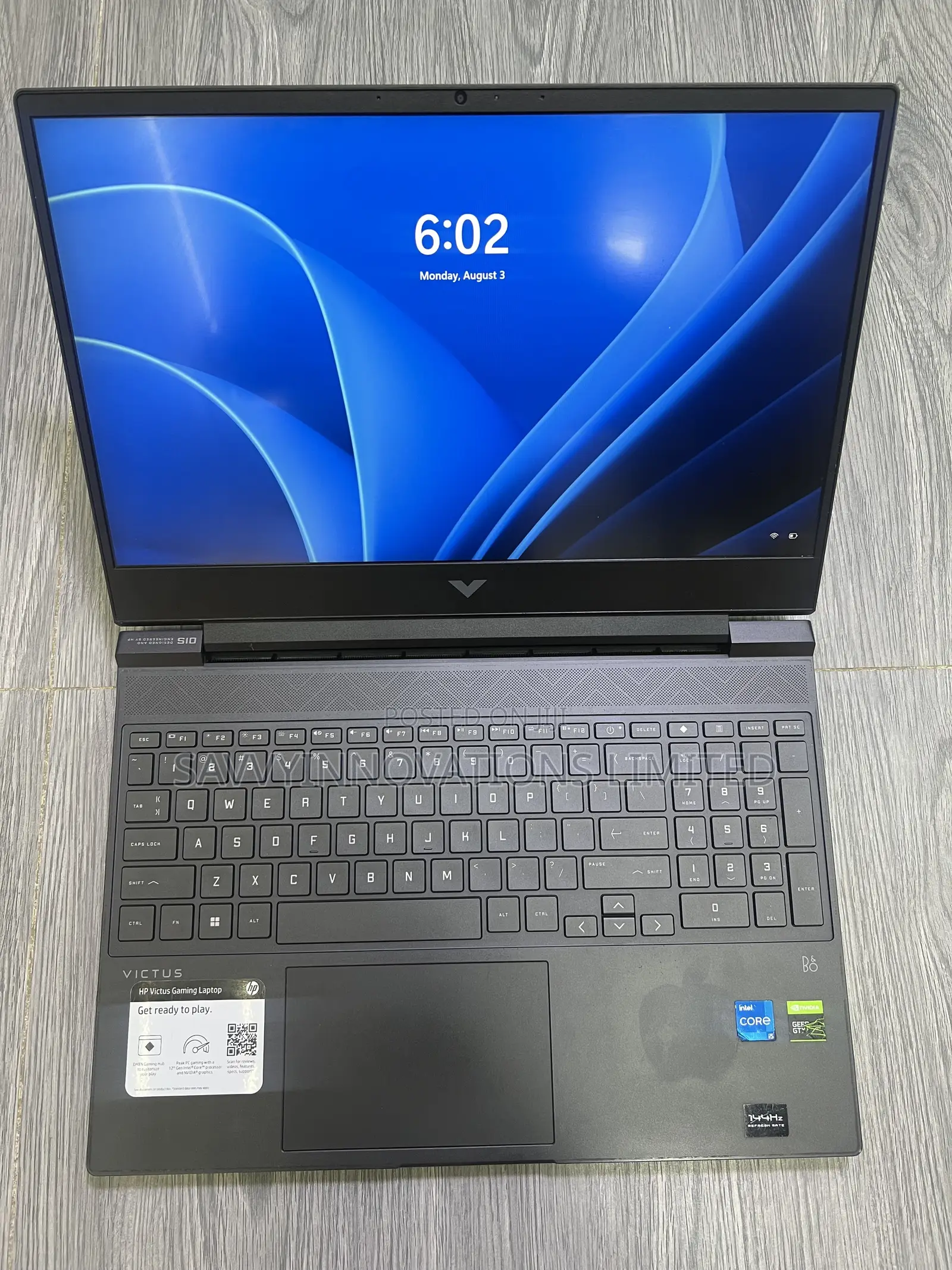 Laptop HP Victus 15 8GB Intel Core i5 SSD 512GB