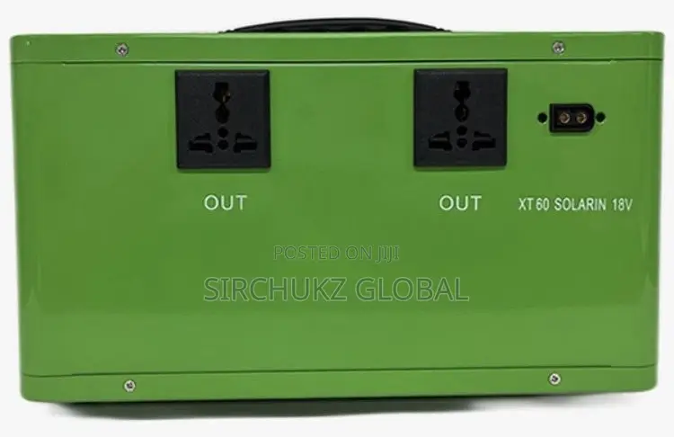 600w Solar Generator With Solar Panel