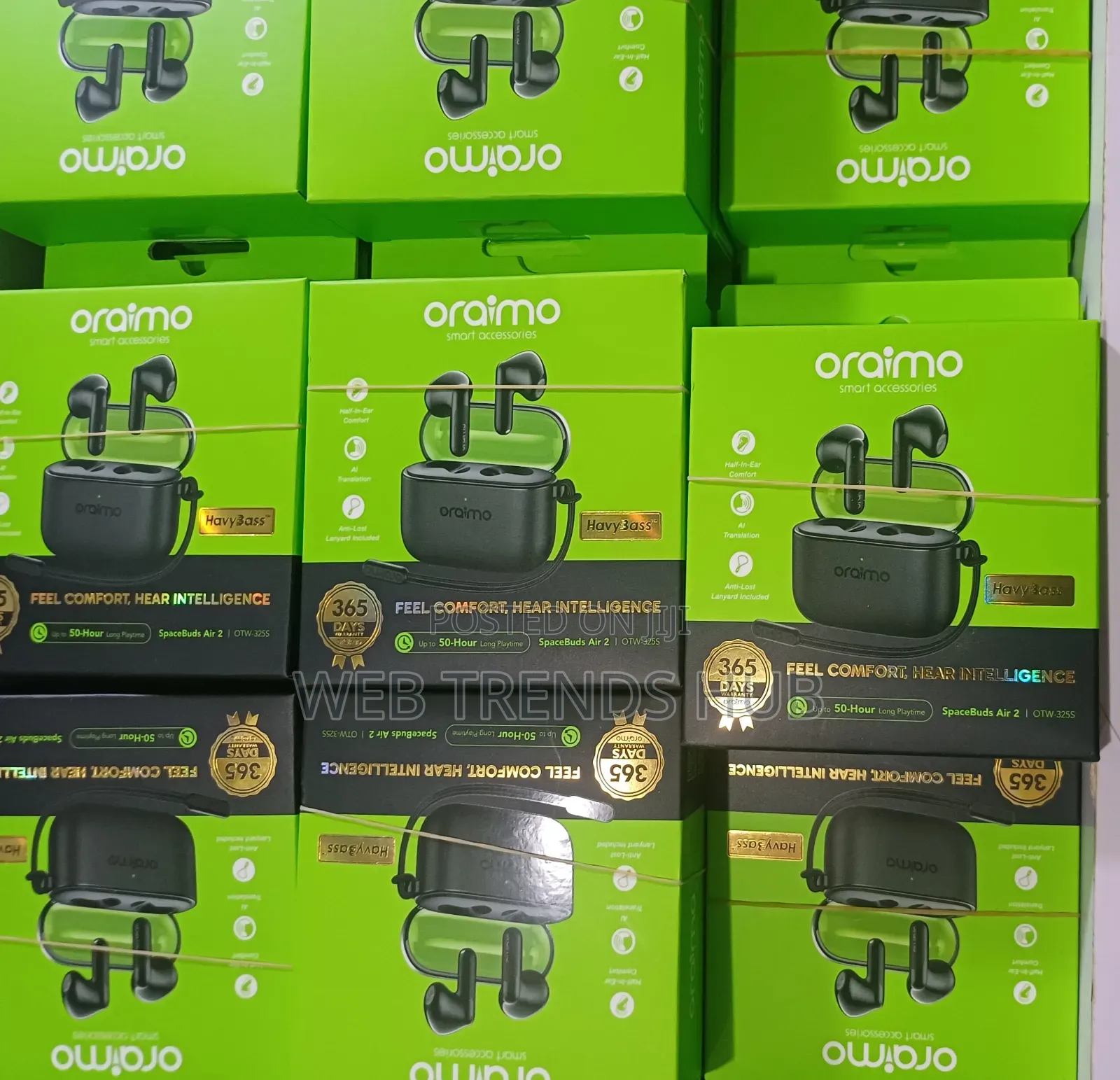 Oraimo SpaceBuds Air 2 Wireless Earbuds (OTW-325S) - AI Translation