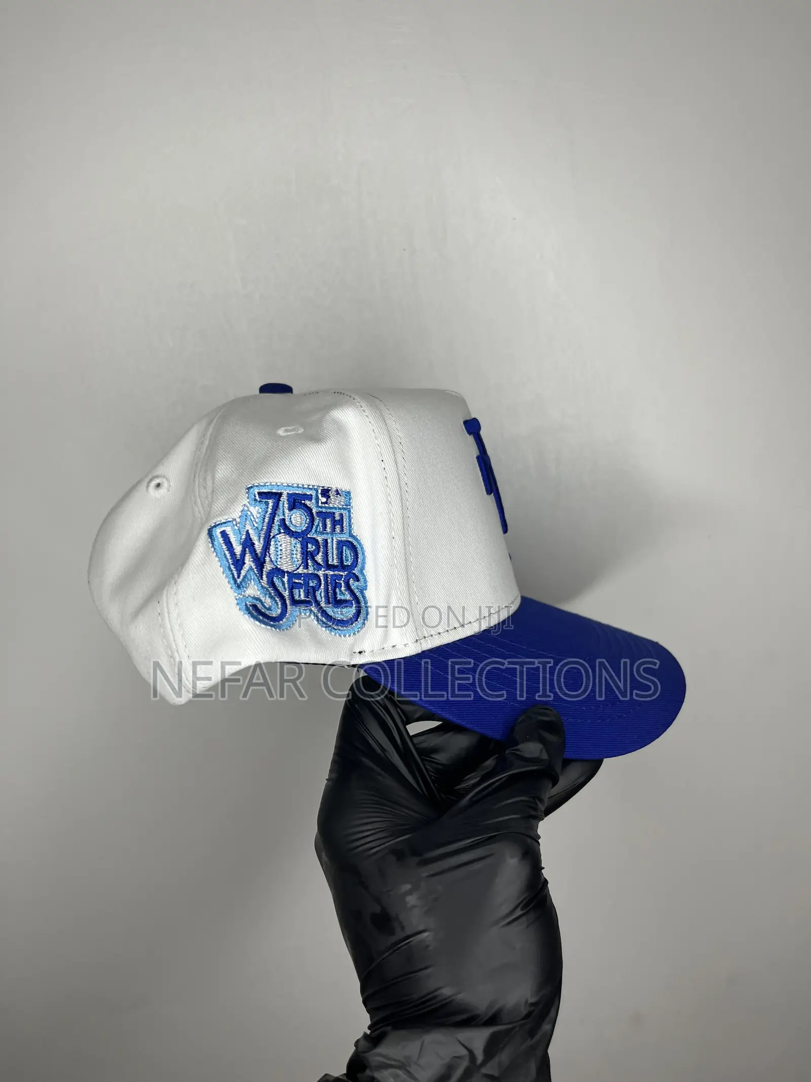 New Era Designer Face Cap - White Blue