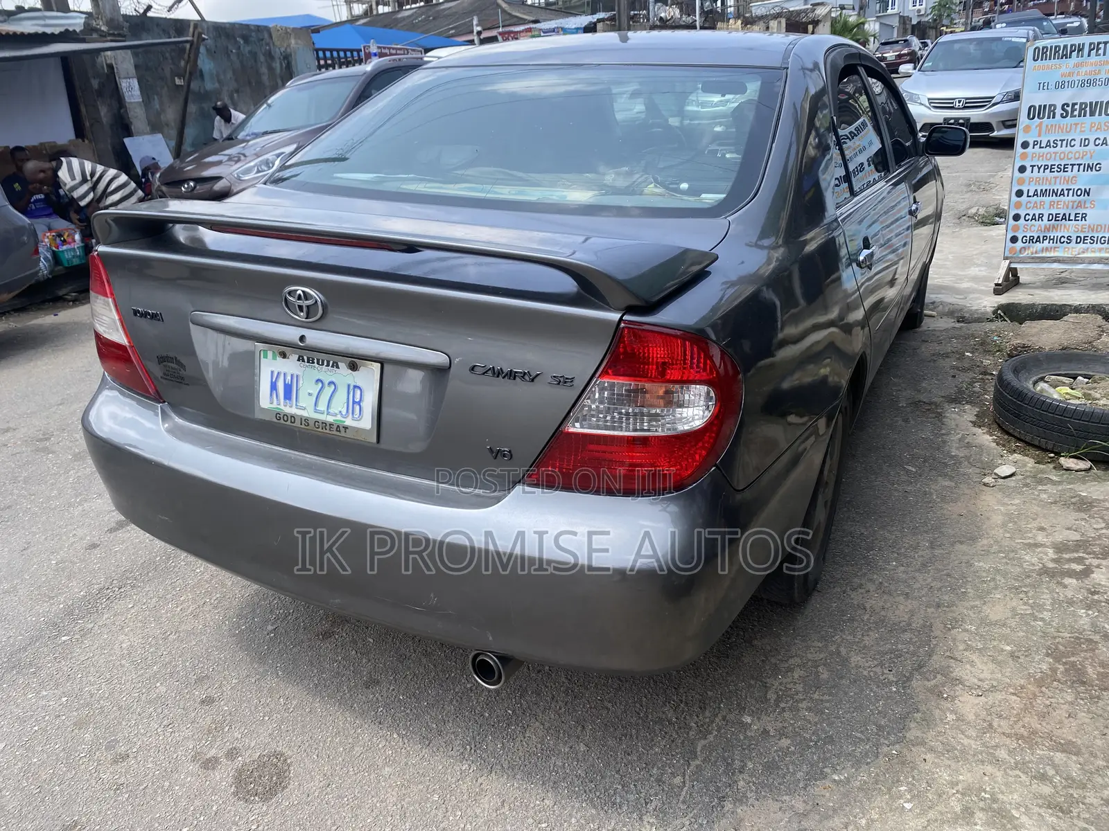 Toyota Camry SE V6 4dr Sedan (3.3L 6cyl 5A) 2004 Gray