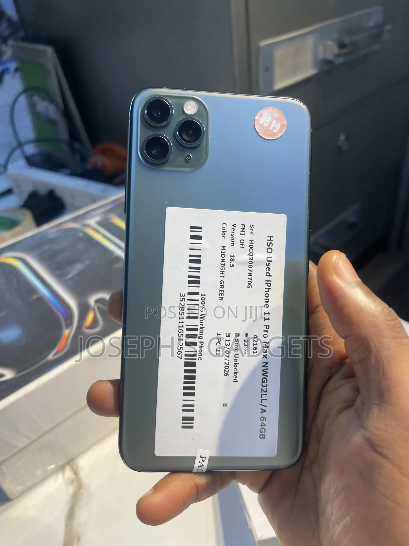 Apple iPhone 11 Pro Max 64 GB Green